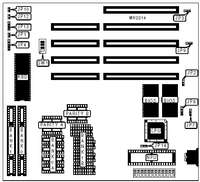 UNIDENTIFIED � 80286 MAIN BOARD